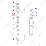 Vòng đệm oring KB30161-91775 (cột 2T2L cao 5,5m-6m)