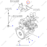 Rơ le điều khiển thời gian bugi sấy 3EB-02-31141; YM129901-77960; 3EB-02-31140