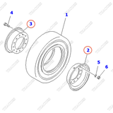 La zăng ghép (600-9) 3EB-28-00010; 34A-27-00080; 34A-27-00081; 34A-27-00090