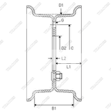 La zăng ghép (650-10) 34A-27-00091
