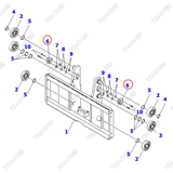 Vòng bi nâng ngang 3EB-71-33260 (3T3L)