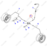 Ống dầu phanh 3EB-38-51180