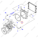 Vòng đệm hướng gió 3EB-04-51190