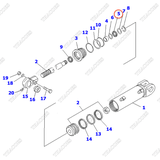 Phớt cổ 308-818-2520; 34B-64-11150 (K21) (2T2L) (5,5-6m)
