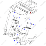 Tấm thép lót sàn 3EB-50-51611XC; 3EB-50-51611YY (AT)