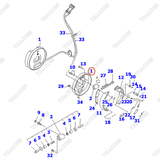 Đế guốc phanh trái 3EB-30-41130