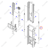 Cụm xi lanh sau trái 37B-MAT-2300UE; 37B-MAT-2330UE; 37B-MAT-2350UE; 37B-MAT-2400UE; 37B-MAT-2450UE (3T2L)