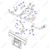 Cuộn dây điện cabin 3EB-55-62611 (Không cảnh báo góc lái)