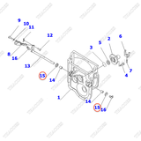 Phớt dầu 07012-00025, trục ngắt côn (MT)