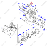Lọc dầu hộp số tinh 3EB-15-41510; 30B-13-11390 (K21)