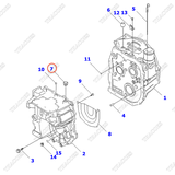 Nắp tiếp dầu hộp số 3EB-15-31271