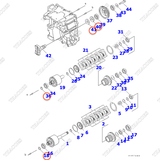 (Bộ K6) Bộ gioăng phớt hộp số 3EB-15-05502; 3EB-15-05504; 3EB-15-05500 (K6)