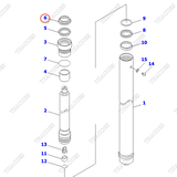 Phớt bụi 34B-63-26150 (K22) (cao 3-3.7m, khung 2T2L)