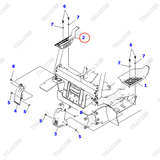 Đỡ chân bên phải 3EB-50-51921; 3EB-50-51920