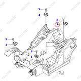 Cao su giảm chấn khung cabin 3EB-51-42130