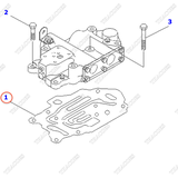 (Kit K6) Gioăng van chia số 3EB-15-58212; 3EB-15-58210