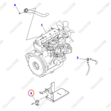 Rơ le thời gian sấy YM129930-77970 (12V) (4D98)