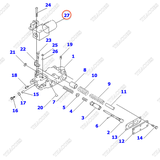 Van điện hộp số 12V 3EB-15-58611