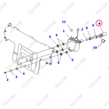 (2sv) Ống dầu hồi 3EB-66-53820