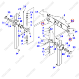 Nắp chắn mỡ phi nhê 07046-14520 (K8)