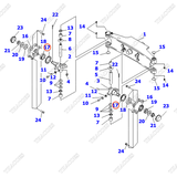 Phớt bụi moay ơ 3EB-24-41330