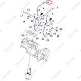 Tay nắm cần nghiêng cột 3EB-61-41180