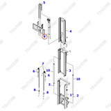 Cụm xi lanh trước 37B-TAT-6420UE; 37B-TAT-6380UE; 37B-TAT-6350UE; 37B-TAT-6330UE; 37B-TAT-6310UE; 37B-TAT-6260UE; 37B-TAT-6280UE; 37B-TAT-6300UE (3T3L)