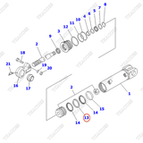 Phớt piston 3EB-64-44410 (K18)