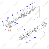 Bạc lót đầu xi lanh 3EB-64-44320