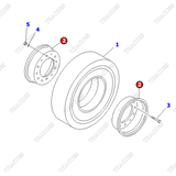 La zăng ghép 34A-27-00091 (650-10)