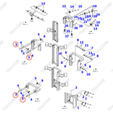 Bạc trượt khung nâng 3EB-71-51640 (3T3L)