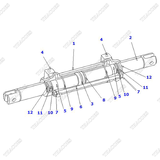 Cụm xi lanh lái 3EB-64-51112; 3EB-64-51110; 3EB-64-51113
