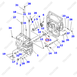 Càng cua, càng đẩy số tiến lùi 3EB-14-51050 (MT)