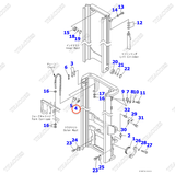 Vòng bi nâng hạ 37B-9AA-1122 (M)