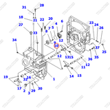 Trục số tiến lùi 3EB-14-51450 (MT)