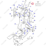 Tay nắm cần số tiến lùi 3EB-35-21131 (MT)