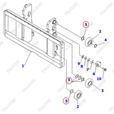 Căn đệm vòng bi 3EB-71-00060 (2T2L)
