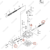 Bộ gioăng sửa van 143C3-19821 (Inc 6,7,13,22,23,33) (Kit 901)