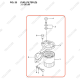 Cụm lọc nhiên liệu Z-8-94151-745-1