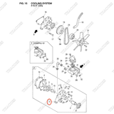 Bơm nước động cơ Z-8-94376-863-0 (Inc 1-16)
