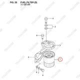 Lọc dầu nhiên liệu tinh 20801-02021
