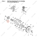 Puly trục cơ Z-9-12373-605-2