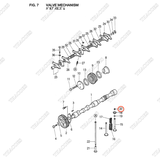 Móng hãm xupap Z-5-12565-004-0