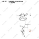 Cảm biến lọc diesel Z-8-94367-294-0