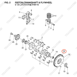 Vòng răng bánh đà Z-9-12333-605-1
