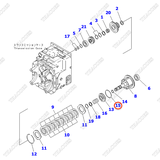 (2nd) Phớt dầu 3EC-16-31480 (xéc măng ly hợp)