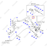 Ống dầu 3EC-66-31130 (hút dầu thuỷ lực)