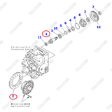 Cặp bánh răng hành tinh 3EC-14-31400