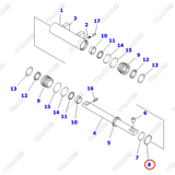 Phớt piston NP23351-02615 (K9)