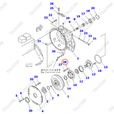 Long đen có gioăng dầu 3EB-13-12740; DCK700-301015 (K3)